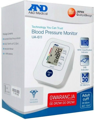A&D UA-611 Electronical Blood Pressure Monitor Arm