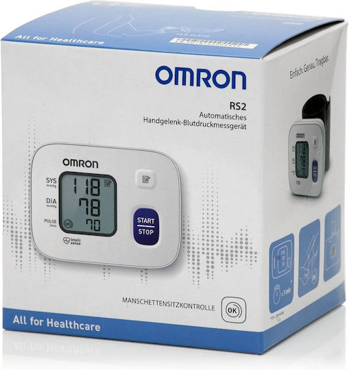 Omron RS2 Ηλεκτρονικό Πιεσόμετρο Καρπού Ακριβείας HEM-6121-D