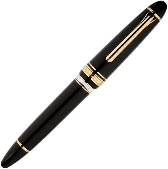 Sailor Fountain Pen Medium Black With Black Ink