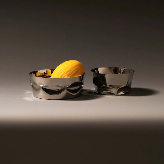 Alessi Obstschale Inox Silber