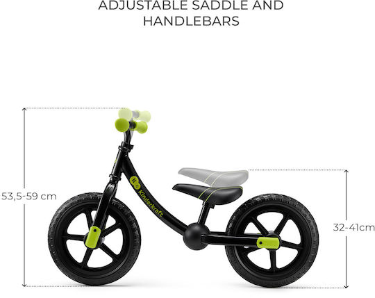 Kinderkraft Bicicletă de Echilibru pentru Copii Negru