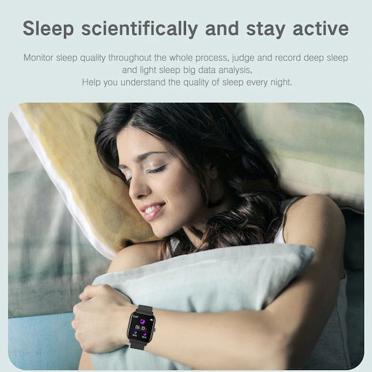 ProFiT Aluminiu Smartwatch (Negru)
