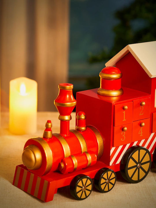 Cutie Muzicală Tren Calendar Advent Lemn