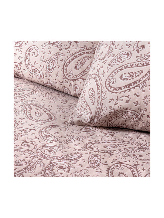 Beauty Home Art 12256 Σετ Μαξιλαροθήκες με Φάσα Μπεζ 52x72εκ.