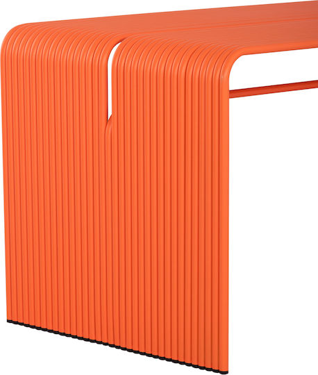 Intrepid Tisch Speisesaal Aluminium Orange 121x70x70cm