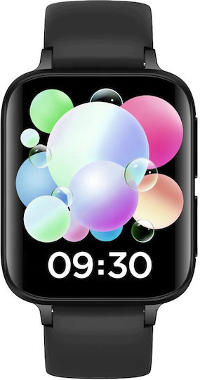 FiT Cloud Pro Aluminium 44mm Smartwatch με Παλμογράφο (Μαύρο)