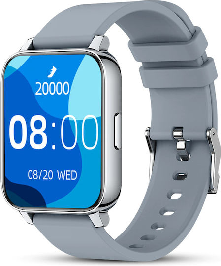 Hero Band FiT Aluminium Smartwatch with Heart Rate Monitor (Lunar Grey)