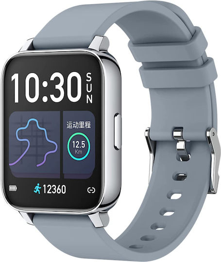 Hero Band FiT Aluminium Smartwatch with Heart Rate Monitor (Lunar Grey)