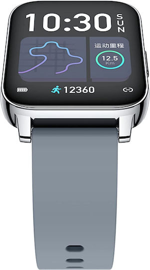 Hero Band FiT Aluminium Smartwatch with Heart Rate Monitor (Lunar Grey)