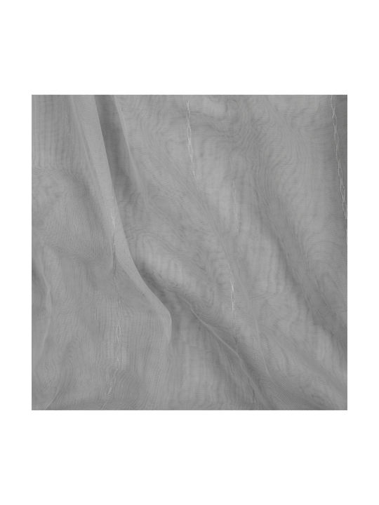 Saray Home Curtain With Pencil Pleat Gray 280x300cm