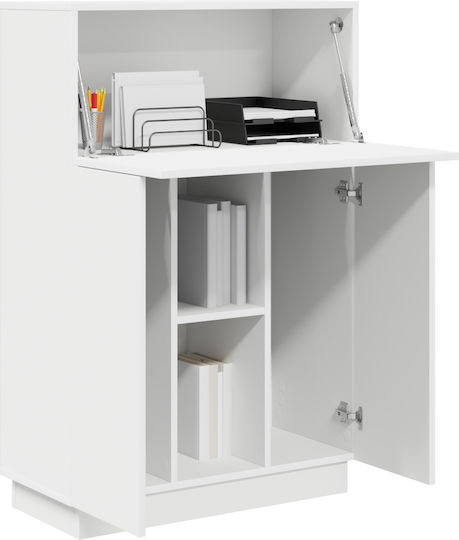 Schreibtisch Holz White 71.5x31.5x106.5cm