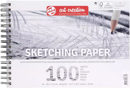 Royal Talens Sketch Pad Sketchbook Art Creation Sketching Paper A4 90g 100 Sheets