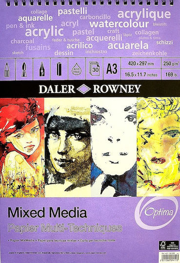 Daler Rowney Μπλοκ Σχεδίου A3 29.7x42cm
