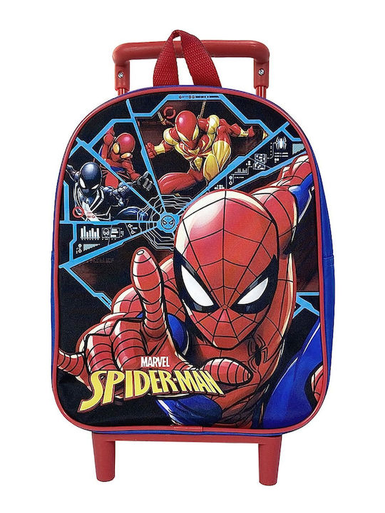 Spiderman School Trolley Bag Kindergarten Red 29 x 29 x 29cm