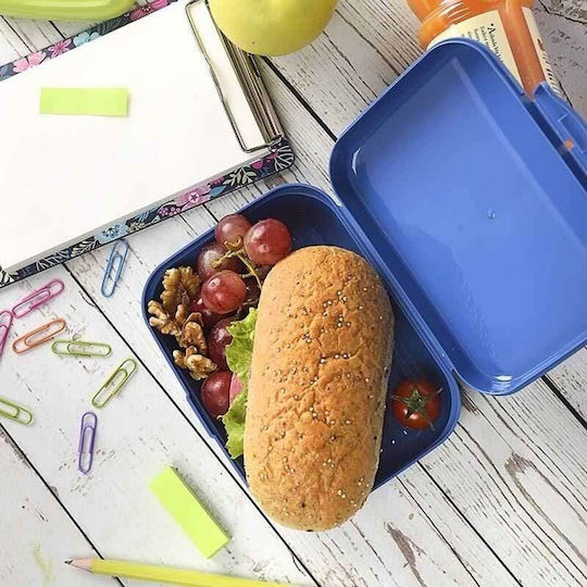Sidirela Πλαστικό Παιδικό Δοχείο Φαγητού 0.6lt Τιρκουάζ