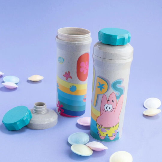 Koziol Kids Water Bottle Bamboo Olli Spongebob Patrick 500ml