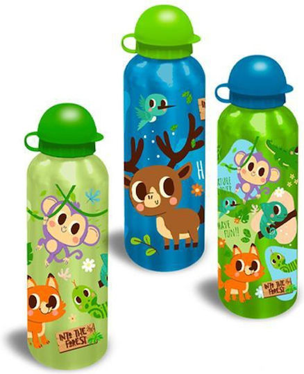 Next Into the Forest Sticlă pentru Copii Aluminiu Verde 500ml