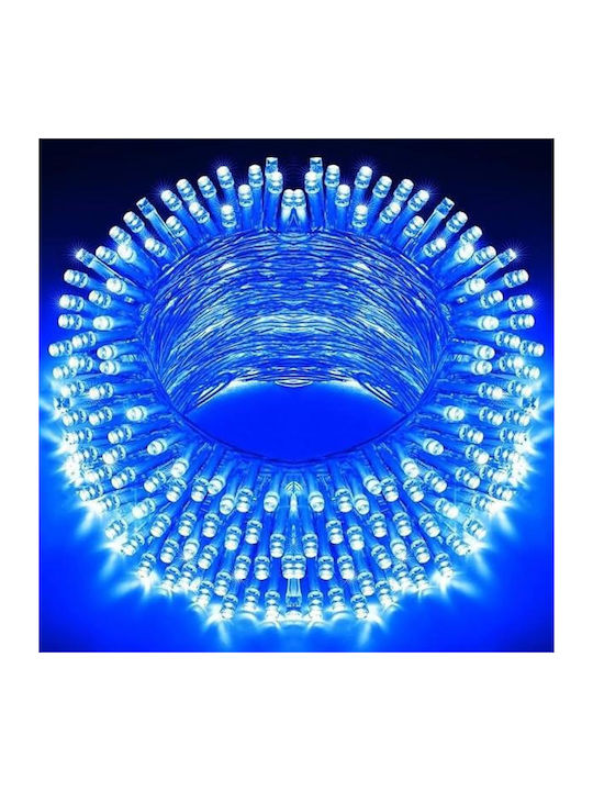 100 Λαμπάκια LED Μπλε σε Σειρά