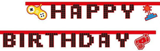 Happy Birthday Gaming Girlande für Party Buchstaben