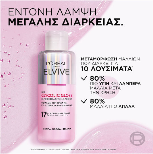 L'oreal Paris Elvive Glycolic Gloss Hair Care Shine & Smooth Glycolic Acid 200ml