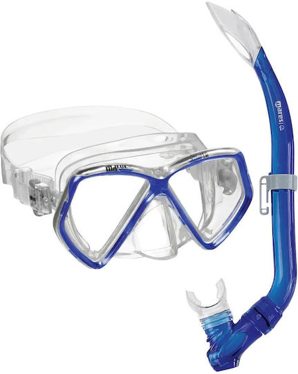 Mares Pirate Silicone Diving Mask With Snorkel Kids Transparent