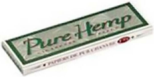 Pure Hemp Τσιγαροχαρτο Χαρτάκια Στριφτού Τσιγάρου 1+1/4 50 φύλλα 1τμχ