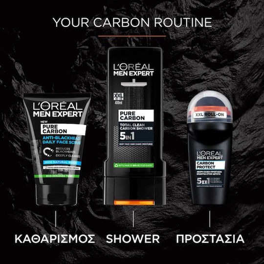 L'Oreal Paris Men Expert Pure Charcoal Κρέμα για Scrub Προσώπου 100ml