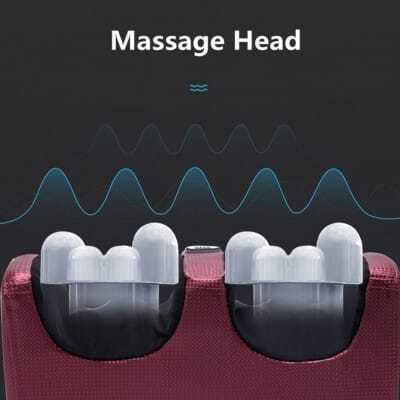 Kugel Massage Shiatsu für die Beine & den Körper mit Infrarotwärme Rot