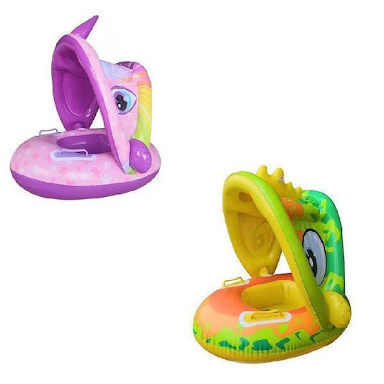 Swimtrainer With Length 25cm And Sunshade Pink Unicorn