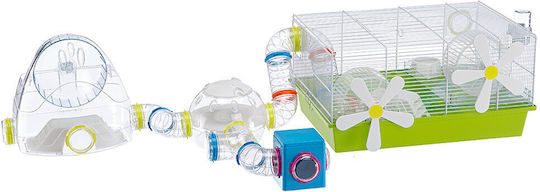 Ferplast Little House for Hamster Σπίτι Τρωκτικών Εργαστήριο 22.5x20.7xh14.3εκ. Μπλε