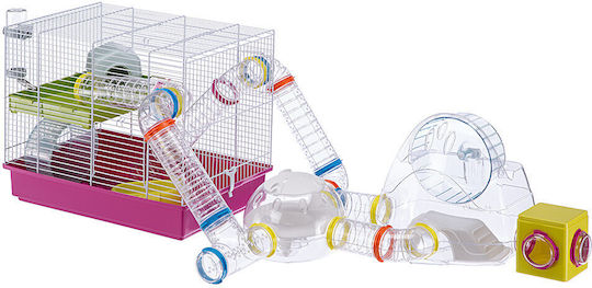 Ferplast Little House for Hamster Σπίτι Τρωκτικών Εργαστήριο 22.5x20.7xh14.3εκ. Μπλε