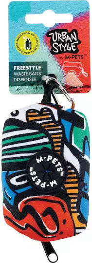 M Pets Urbanstyle Jazz Stripes Waste Bags Dispenser