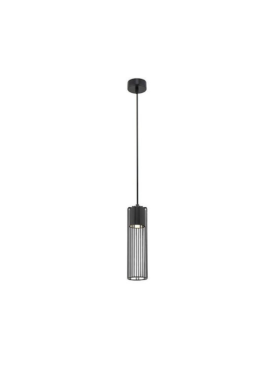Viokef Misi Pendant Light Black Rail with Socket GU10 7.5cm