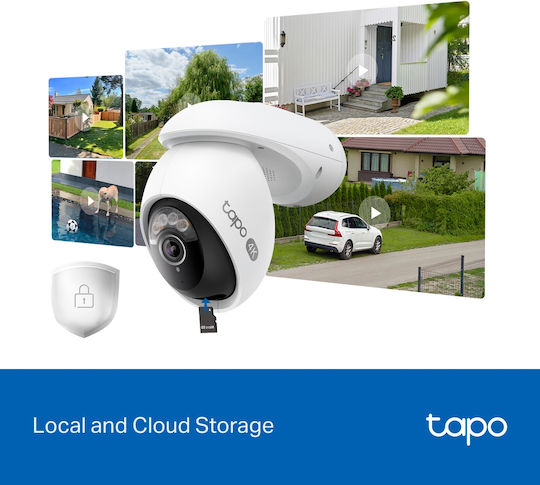 TP-LINK TAPO C560WS v1 IP Surveillance Camera Wi-Fi 4K Waterproof with Speaker and Lens 4mm