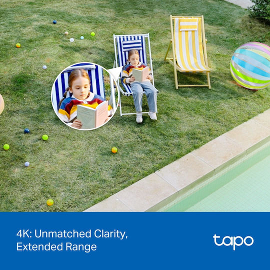 TP-LINK TAPO C560WS v1 IP Surveillance Camera Wi-Fi 4K Waterproof with Speaker and Lens 4mm