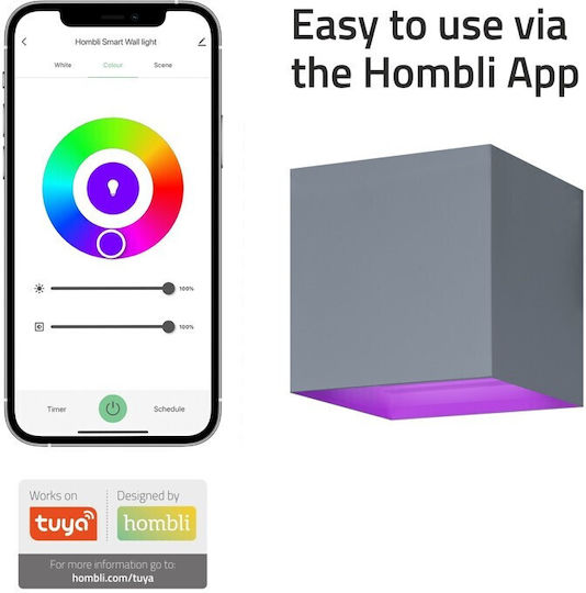 Hombli Επιτοίχιο Εξωτερικό Φωτιστικό IP54