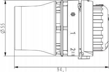 Danfoss Cap Termostatic Redia Ra Click Senzor Integrat "0"