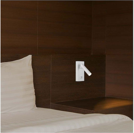 Nowodvorski Lamp Wall with Integrated LED Silver