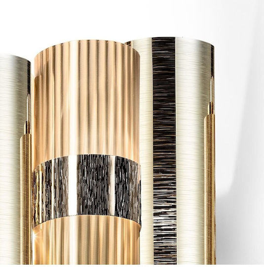 Slamp Leuchte Wand Gold