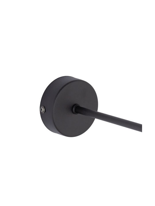 TK Lighting Vintage Φωτιστικό Τοίχου με Ντουί E14 Μαύρο 27.5x23εκ.