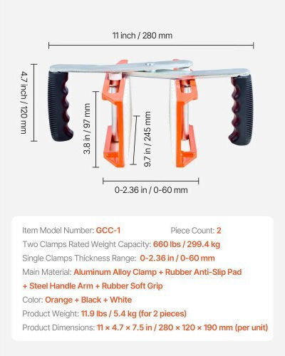 Vevor JSSTSK660LBSAAF82001V0 Ръчен Инструмент
