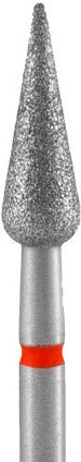 Staleks Nail Drill Diamond Cutter Bit with Flame Head Red