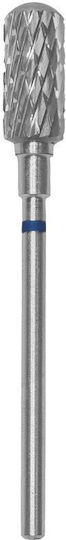 Staleks Nail Drill Carbide Bit with Barrel Head Blue