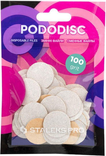 Staleks Σετ Φρέζα Καρβιδίου Τροχού Νυχιών Pododisc 50τμχ