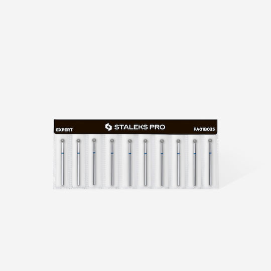 Staleks Nail Drill Diamond Cutter Bit with Ball Head Blue