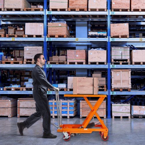 Vevor Lifting & Pulling Equipment Cart in Orange Color