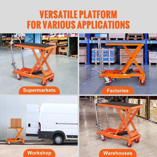Vevor Lifting & Pulling Equipment Cart in Orange Color