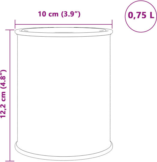vidaXL Lac de impregnare pentru apa Gri 750ml