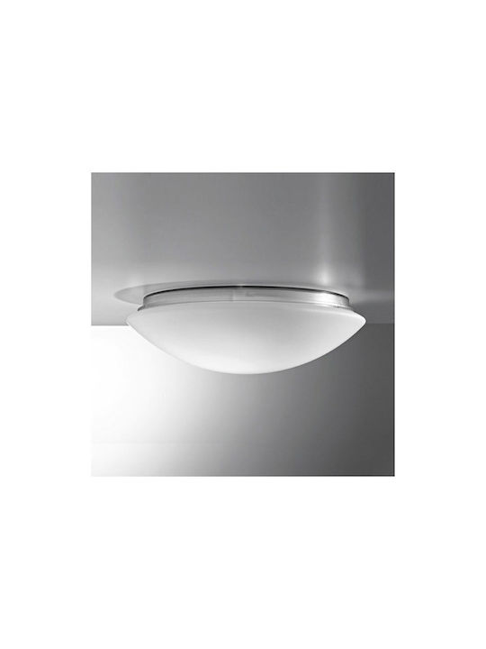 Zafferano Outdoor Ceiling Flush Mount with Integrated LED in White Color LD611223NE