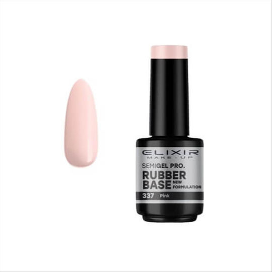 Elixir Semigel Ημιμόνιμο Βερνίκι Νυχιών 337 Pink 15ml